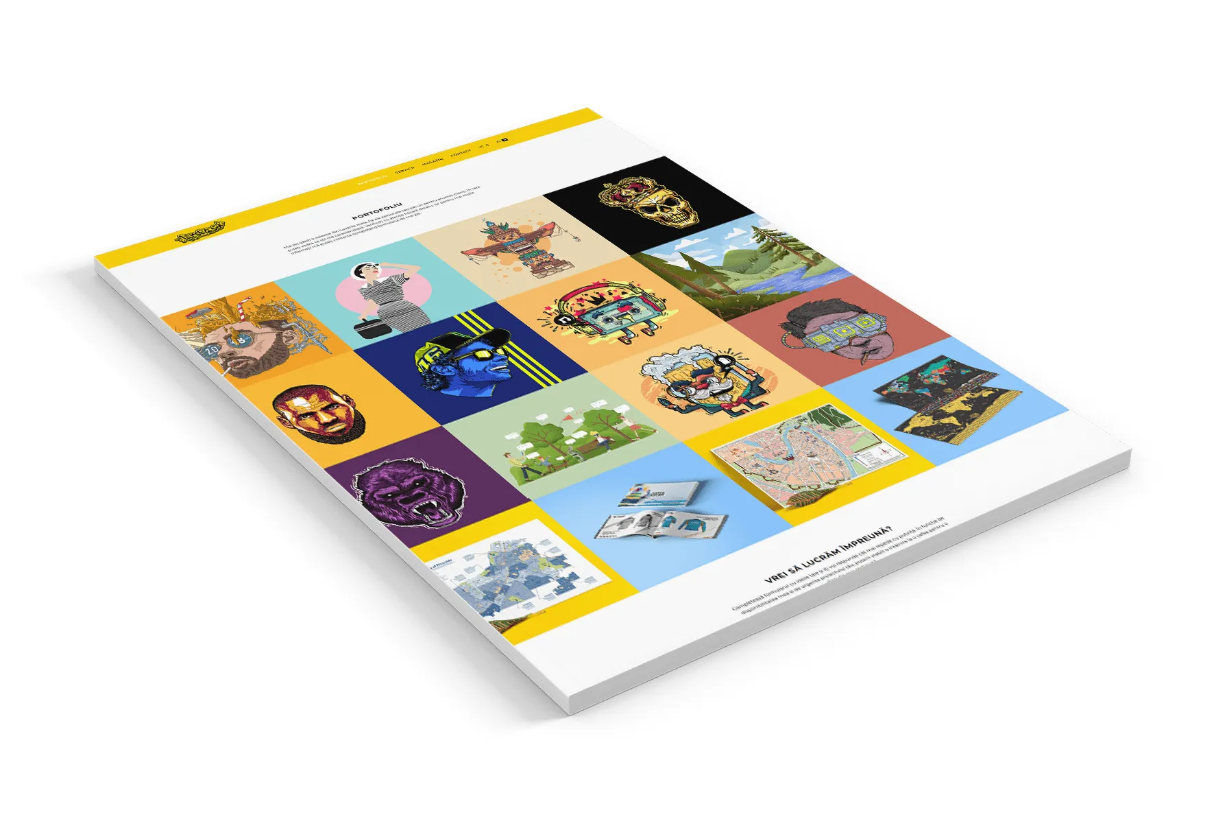 Screenshot website 5 pentru Illustrescu