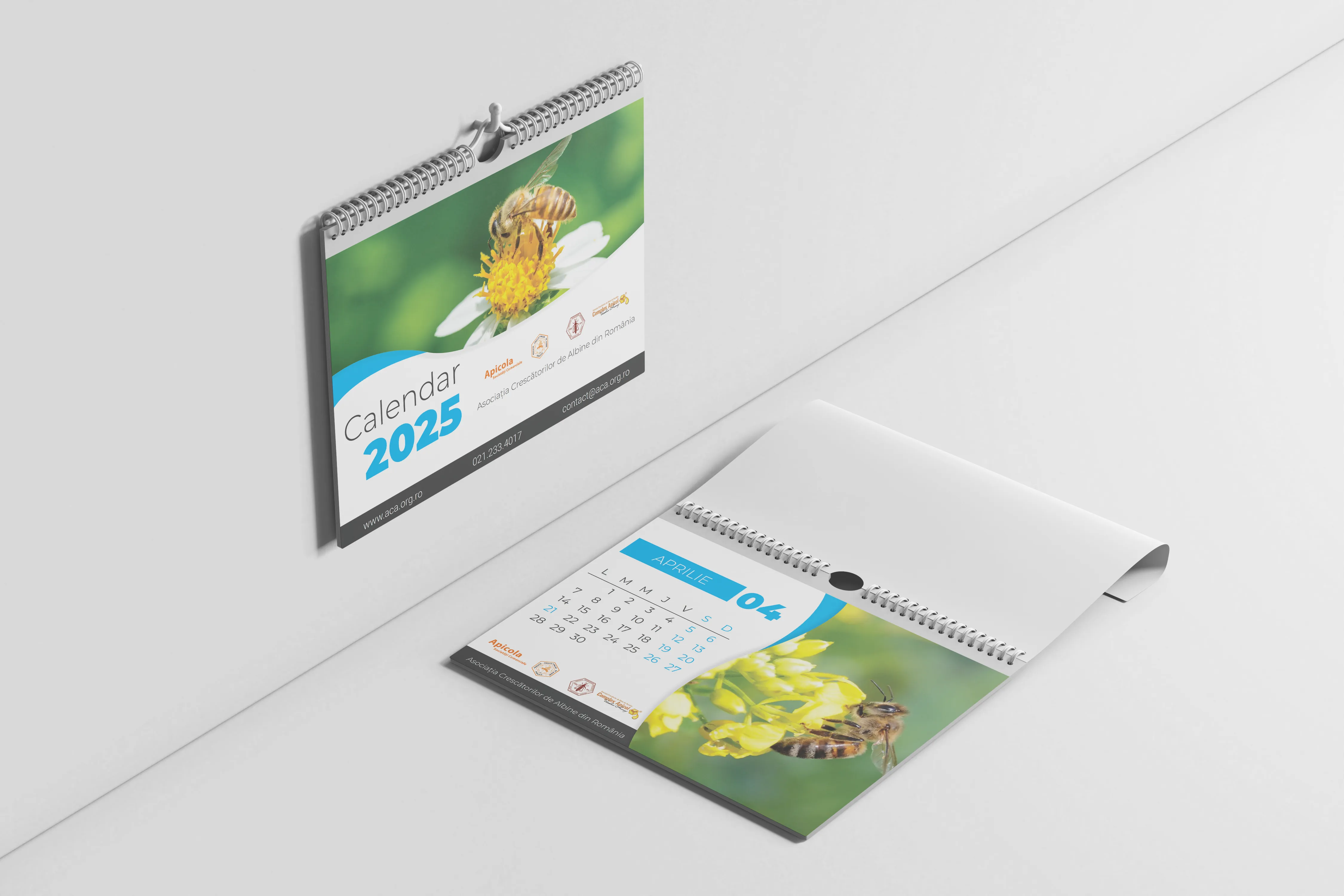 Mockup calendar de birou ACA
