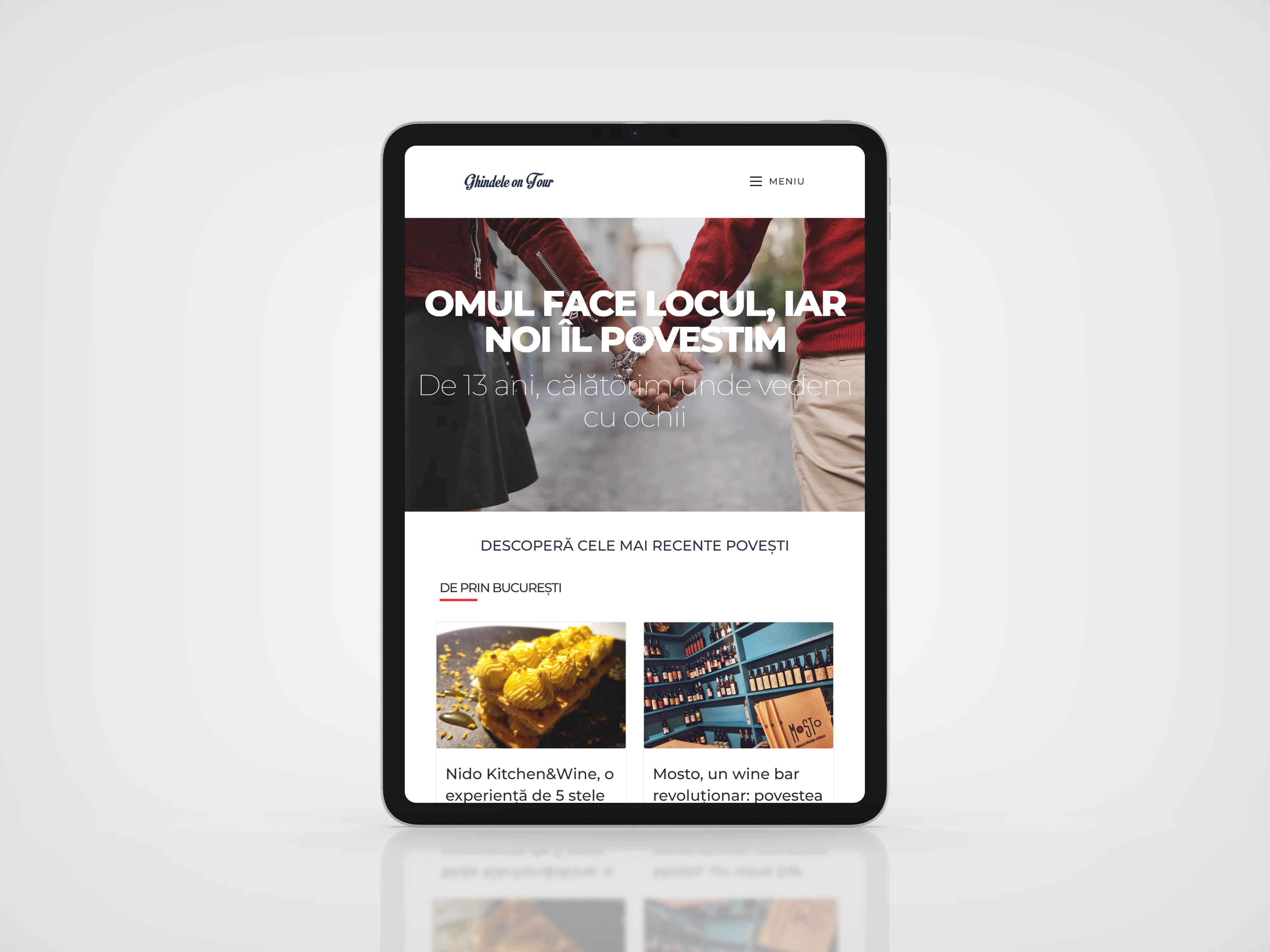 Screenshot website 4 pentru Ghindele On Tour