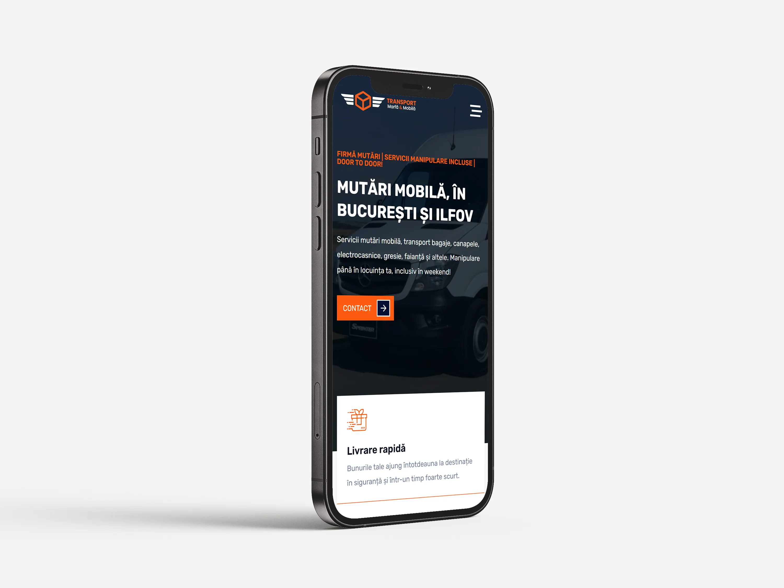 Screenshot website 8 pentru Transport Marfă Mobilă